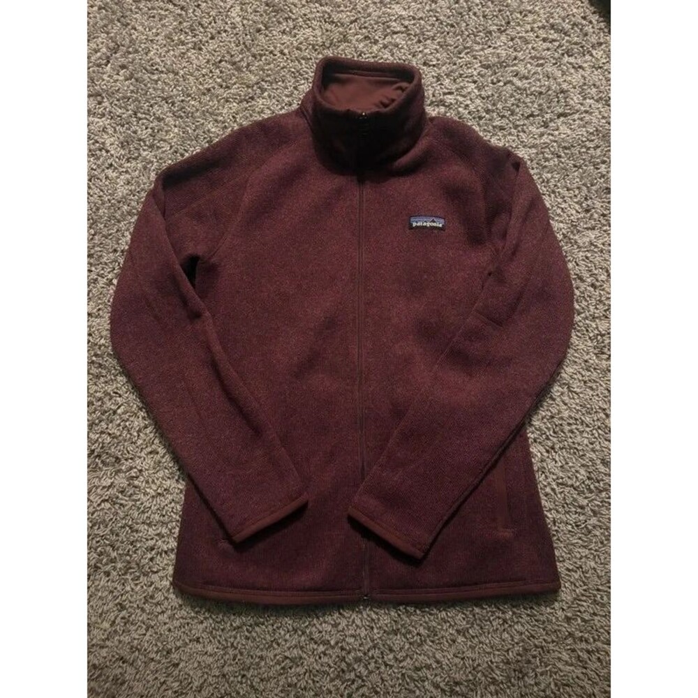 Patagonia Women's Better Sweater Full-Zip Fleece Jacket - Maroon Size Small